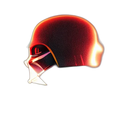 hat, mask, crown, hair, concept art, 3d render, pixel art, vaporwave transparent PNG cut-out
