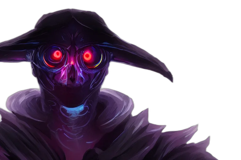mask, face, creature, concept art transparent PNG cut-out