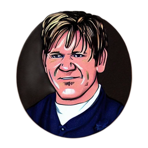 jacket, staff, face, cartoon, comic book art, photorealistic, concept art, portrait transparent PNG cut-out