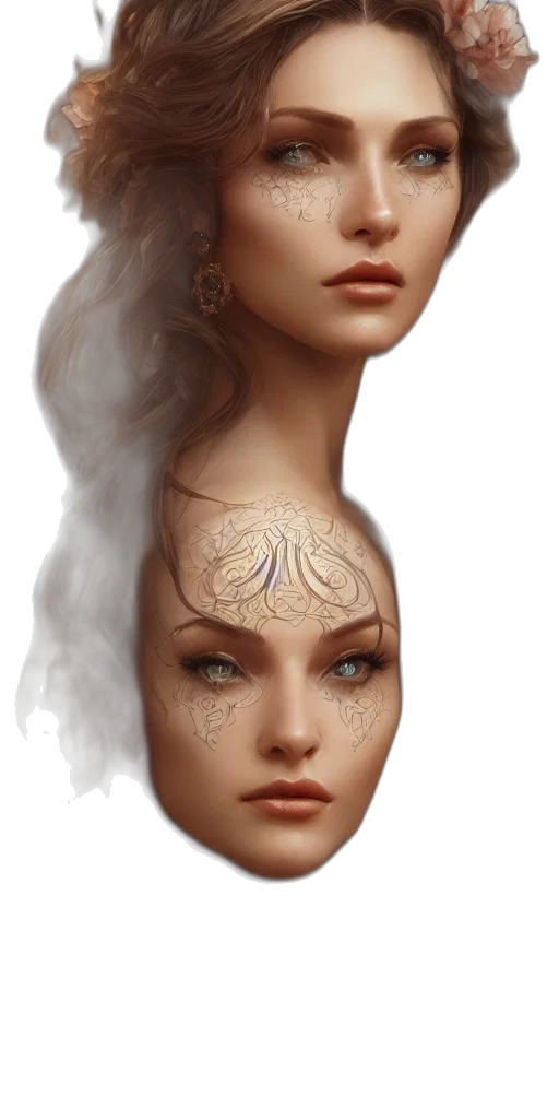 crown, face, mask, jewelry transparent PNG cut-out