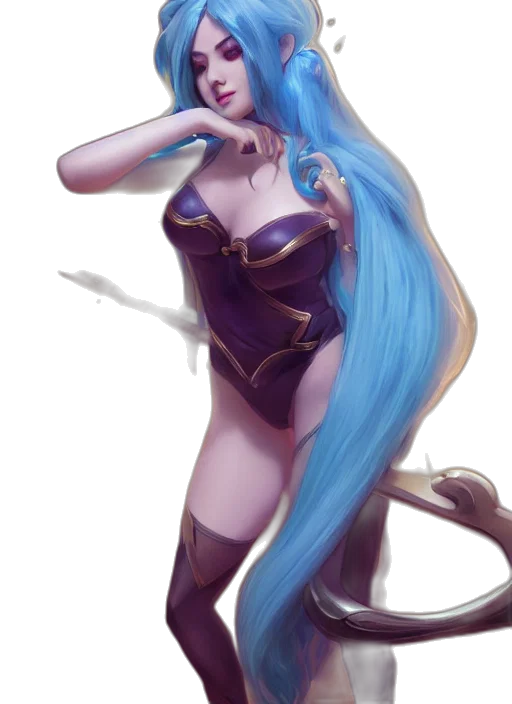 dragon, dress, staff, weapon transparent PNG cut-out