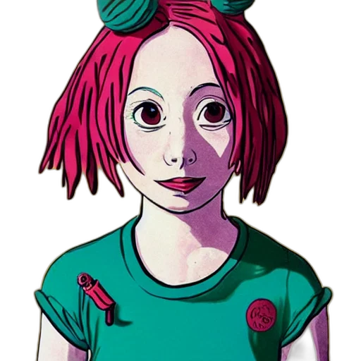 dress, face, staff, creature transparent PNG cut-out