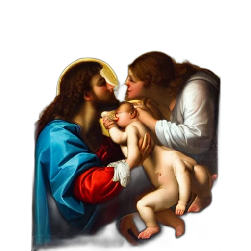oil painting, photorealistic, oil, panting transparent PNG cut-out