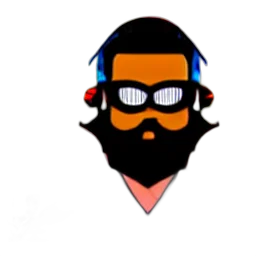mask, face, cartoon, pixel art, concept art, 3d render, internet, avatar transparent PNG cut-out