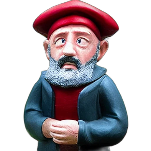 face, hat, staff, 3d render, photorealistic, concept art, cartoon, jonathan transparent PNG cut-out