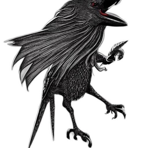 creature, dragon, animal, staff transparent PNG cut-out