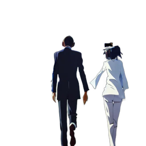 concept art, anime, pixel art, 3d render, monochrome, beautiful, makoto, shinkai transparent PNG cut-out
