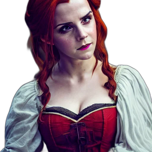 dress, crown, face, fantasy art transparent PNG cut-out