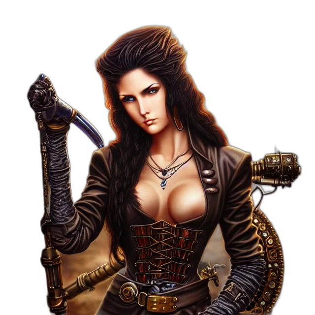 sword, staff, jewelry, fantasy art, comic book art, concept art, pixel art, steampunk transparent PNG cut-out