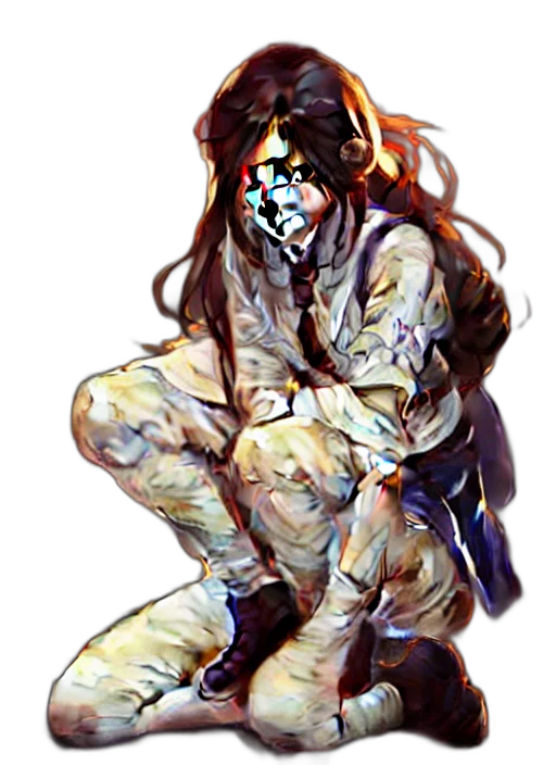 mask, face, jacket, creature transparent PNG cut-out