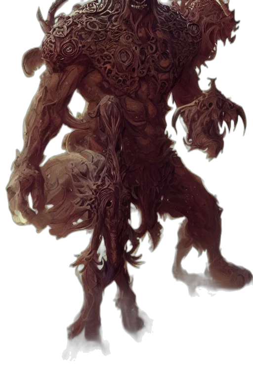 creature, animal, staff, mask transparent PNG cut-out