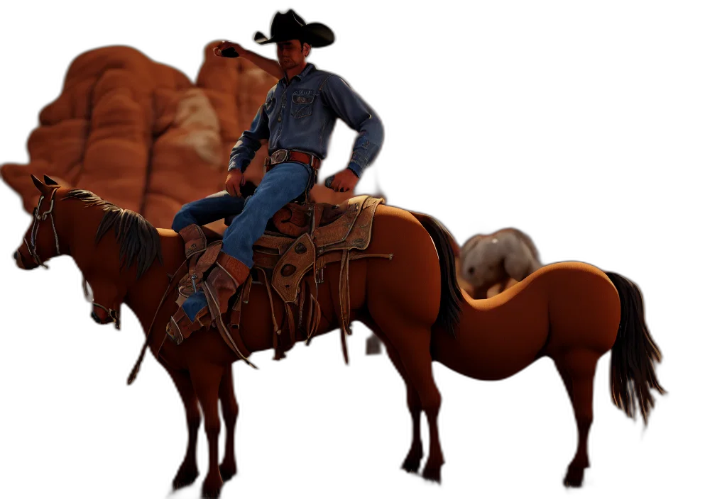 animal, 3d render, concept art, photorealistic transparent PNG cut-out