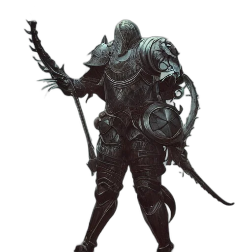 creature, staff, weapon, mask, concept art, fantasy art, comic book art, pixel art transparent PNG cut-out