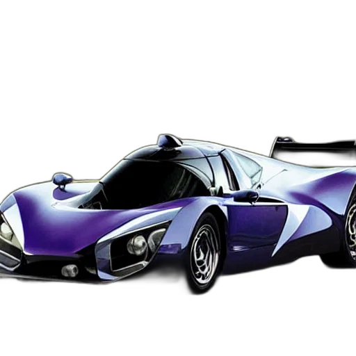 car, concept art, 3d render, photorealistic transparent PNG cut-out