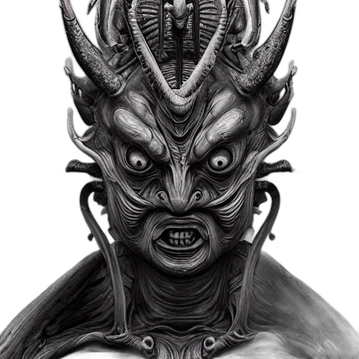 mask, creature, face, dragon transparent PNG cut-out