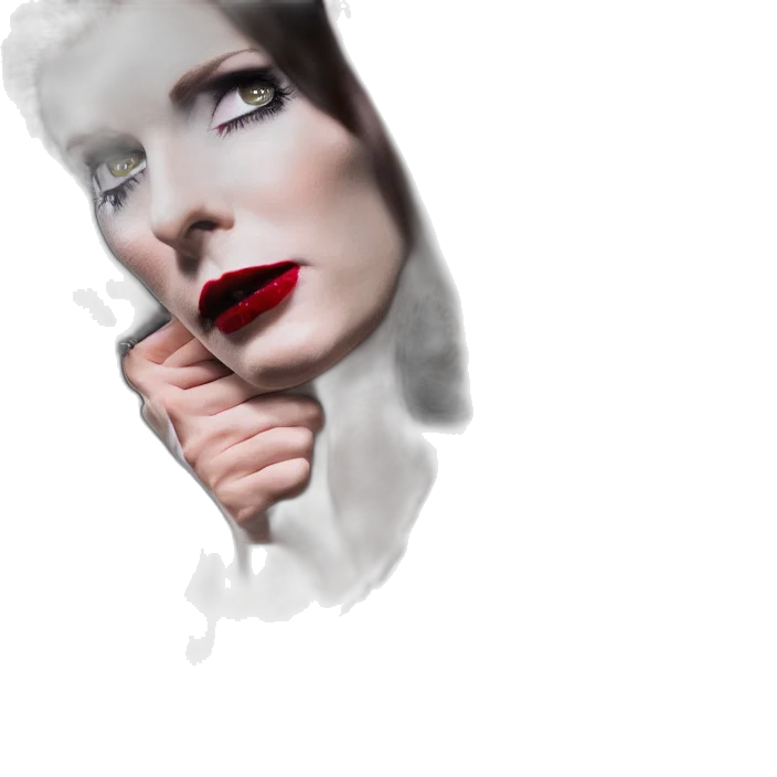 face, mask, creature, hair transparent PNG cut-out