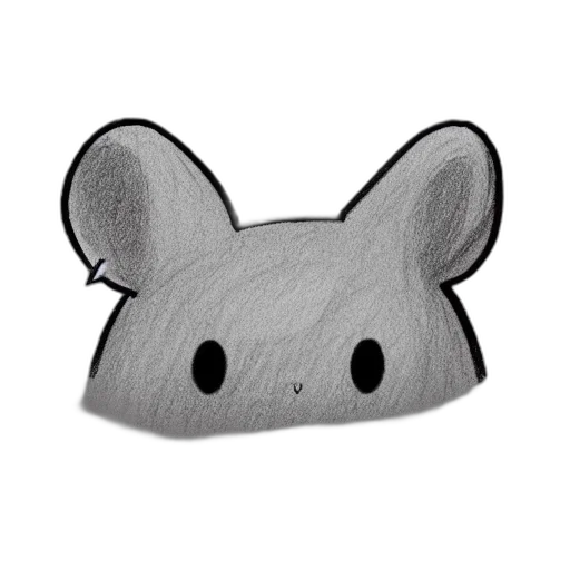 hat, animal, mask, face, 3d render, cartoon, concept art, pixel art transparent PNG cut-out
