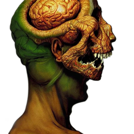 face, mask, creature, hat, concept art, photorealistic, fantasy art, comic book art transparent PNG cut-out