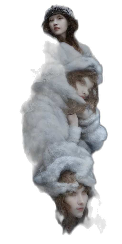 jacket, creature, face, dress transparent PNG cut-out