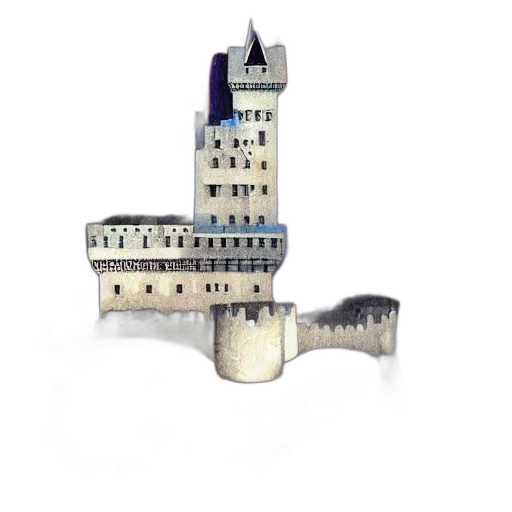 building, crown, 3d render, concept art transparent PNG cut-out