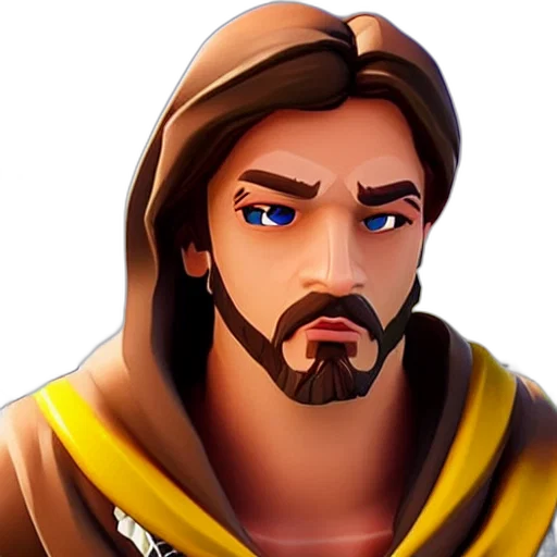 face, weapon, jacket, staff transparent PNG cut-out