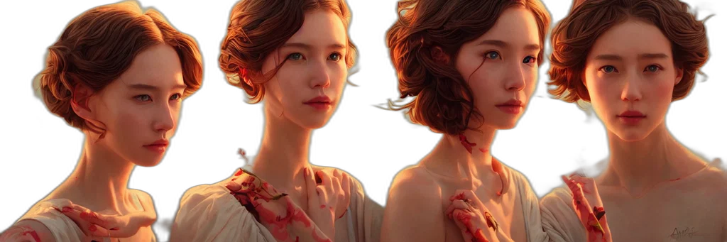 photorealistic, concept art, fantasy art, oil painting transparent PNG cut-out