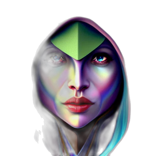 face, mask, robot, jewelry, fantasy art, cyberpunk, concept art, pixel art transparent PNG cut-out