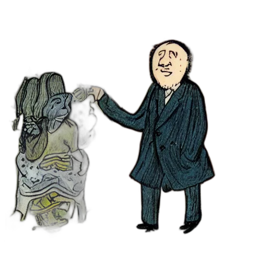 mask, robot, jacket, creature, concept art, comic book art, cartoon, forest transparent PNG cut-out
