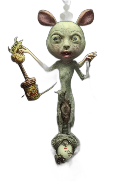 staff, creature, robot, concept art transparent PNG cut-out