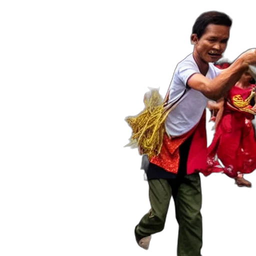 umbrella, 3d render, concept art, indonesia, people, celebrate transparent PNG cut-out