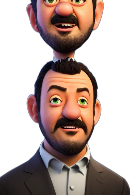 face, staff, mask, animal, concept art, 3d render, cartoon, fantasy art transparent PNG cut-out