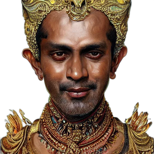 crown, face, staff, mask transparent PNG cut-out
