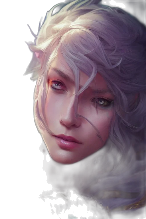 face, dragon, crown, mask, fantasy art, anime, photorealistic, concept art transparent PNG cut-out