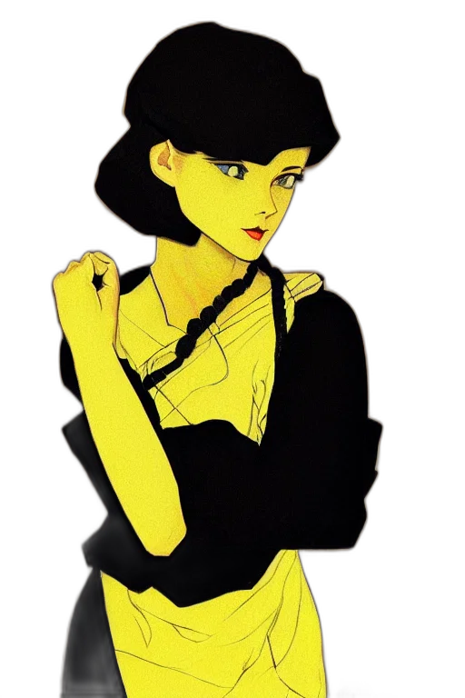 dress, jewelry, staff, hat transparent PNG cut-out