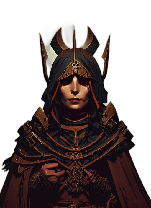 staff, mask, face, crown, fantasy art, concept art, pixel art, comic book art transparent PNG cut-out