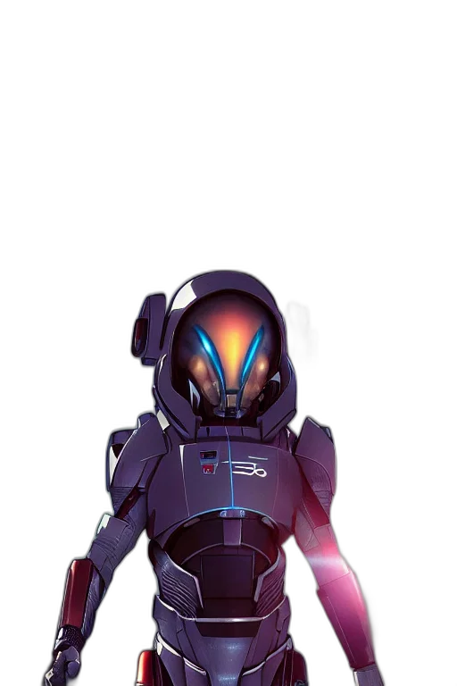 robot, jacket, staff, weapon transparent PNG cut-out