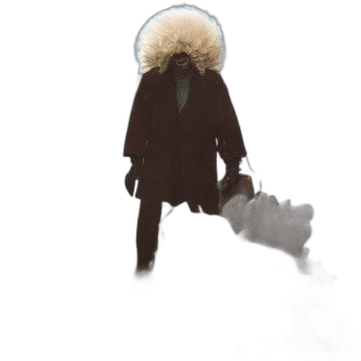 mask, hat, staff, jacket transparent PNG cut-out