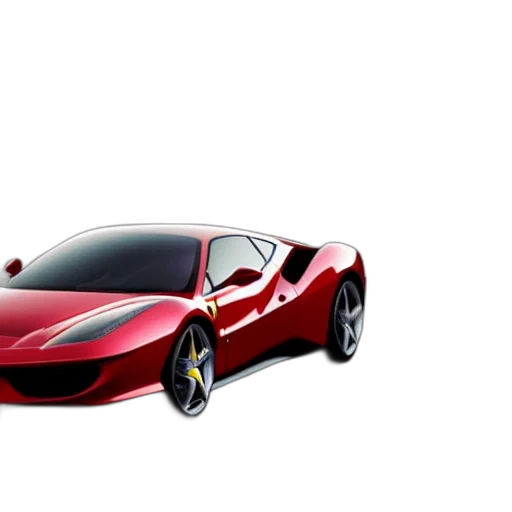 car, weapon, 3d render, photorealistic transparent PNG cut-out