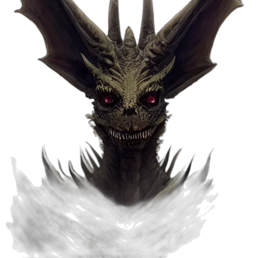 dragon, creature, mask, face transparent PNG cut-out
