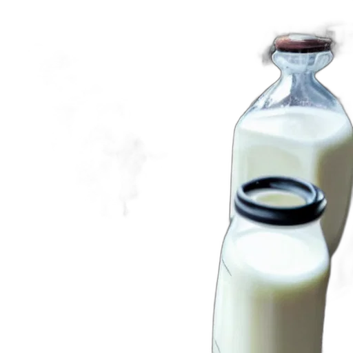bottle, food, weapon, 3d render, photorealistic, concept art, dirty, milk transparent PNG cut-out