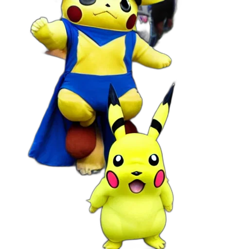staff, 3d render, concept art, pixel art, fantasy art, pikachu, hulk, cosplay transparent PNG cut-out