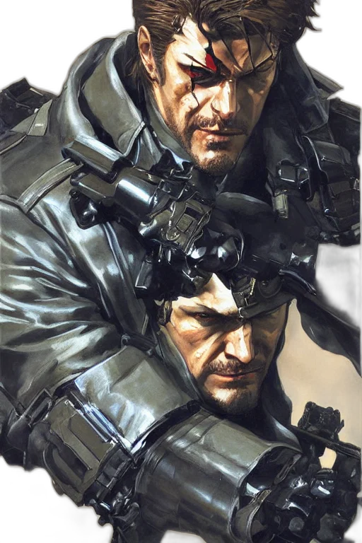 weapon, concept art, comic book art, photorealistic, cyberpunk, solid, snake, painting transparent PNG cut-out