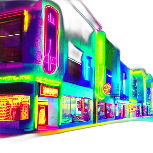 building, car, robot, 3d render transparent PNG cut-out