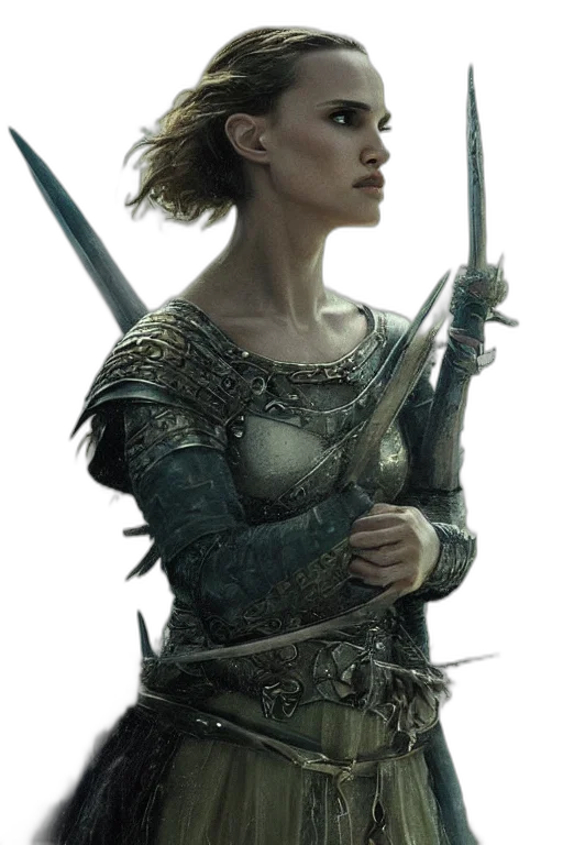sword, staff, weapon, dress transparent PNG cut-out