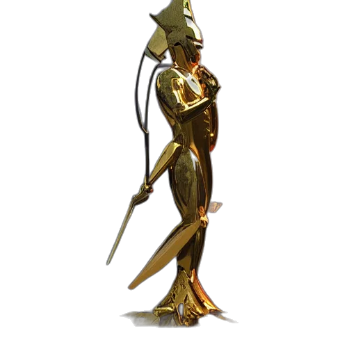 robot, staff, creature, jewelry, concept art, fantasy art, 3d render, cyberpunk transparent PNG cut-out
