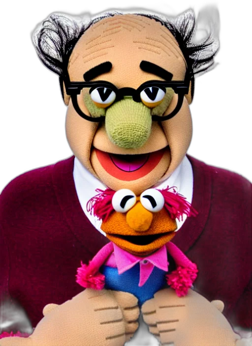 mask, cartoon, studio, portrait, still, muppet, danny, devito transparent PNG cut-out