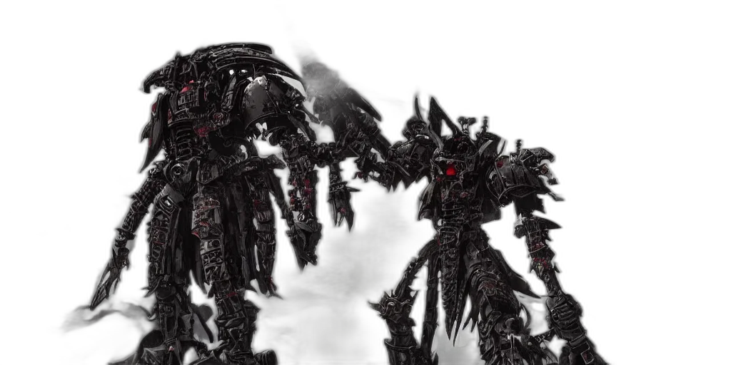 robot, weapon, dragon, 3d render transparent PNG cut-out
