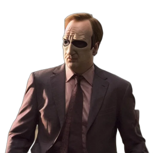 robot, jacket, mask, face transparent PNG cut-out