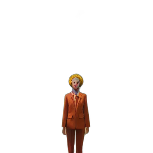 staff, jacket, creature, face transparent PNG cut-out