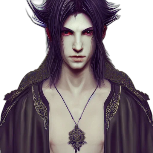 face, dragon, staff, fantasy art transparent PNG cut-out